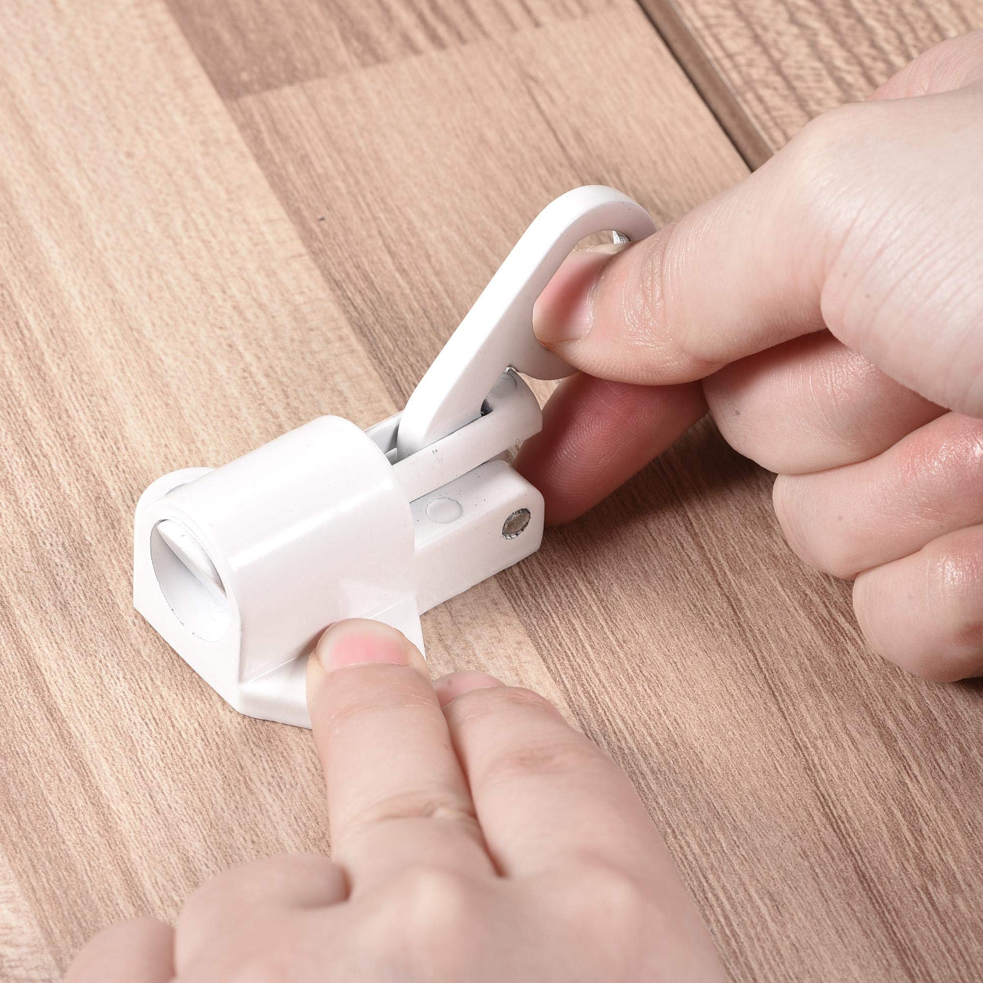 Porte Boulon Loquet Aluminium Alliage Sécurité Automatique