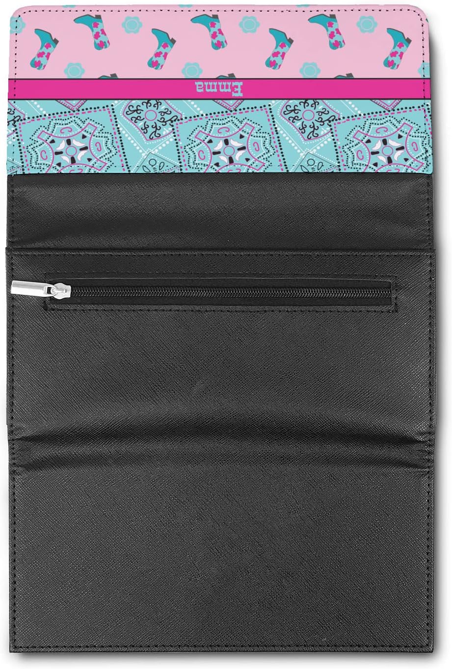 Personalized Cowgirl Leatherette Ladies Wallet