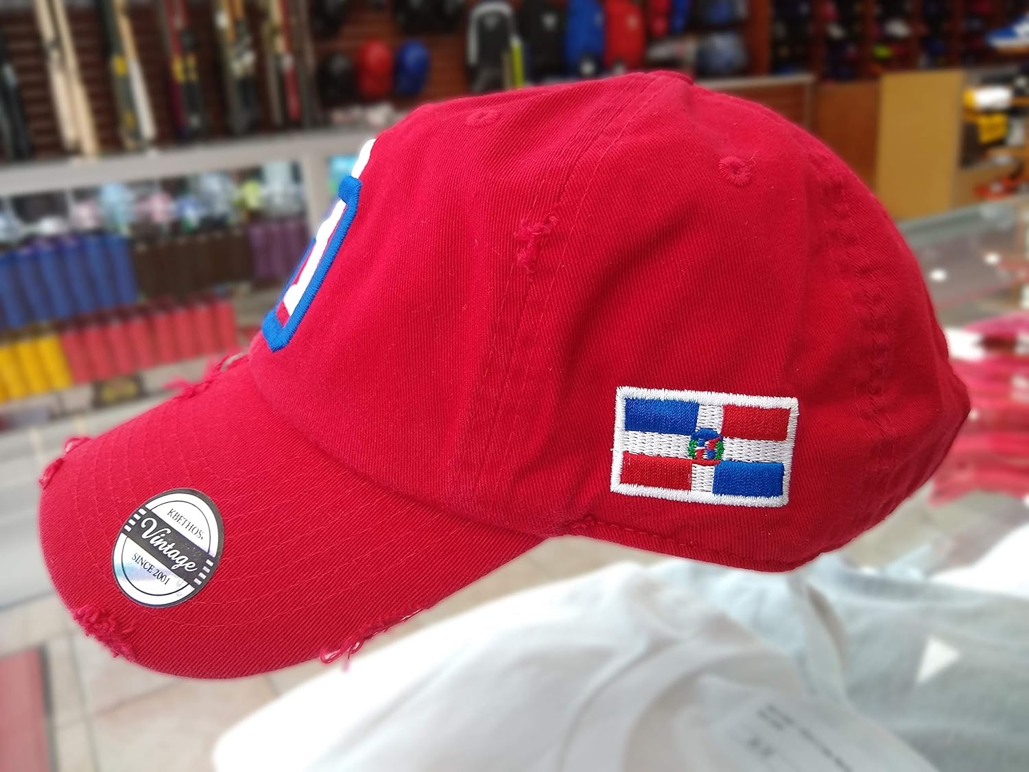 Vintage Adjustable Cap Dominican Republic RD - Image 2