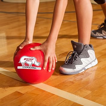 Champion Sports Rhino Skin Low Bounce Dodgeball Sets & Singles for Playground, PE, Backyard & League Games Team Sports Equipment for Youth & Adults