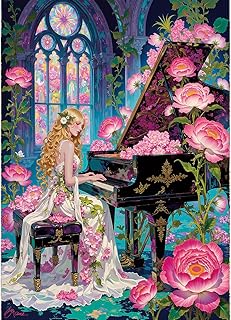 Comprar HUADADA Puzzle de 1000 piezas, puzles clásicos, puzles de 1000 piezas, adultos, niñas de piano, rompecabezas para toda la familia para mujeres, regalos para hombres