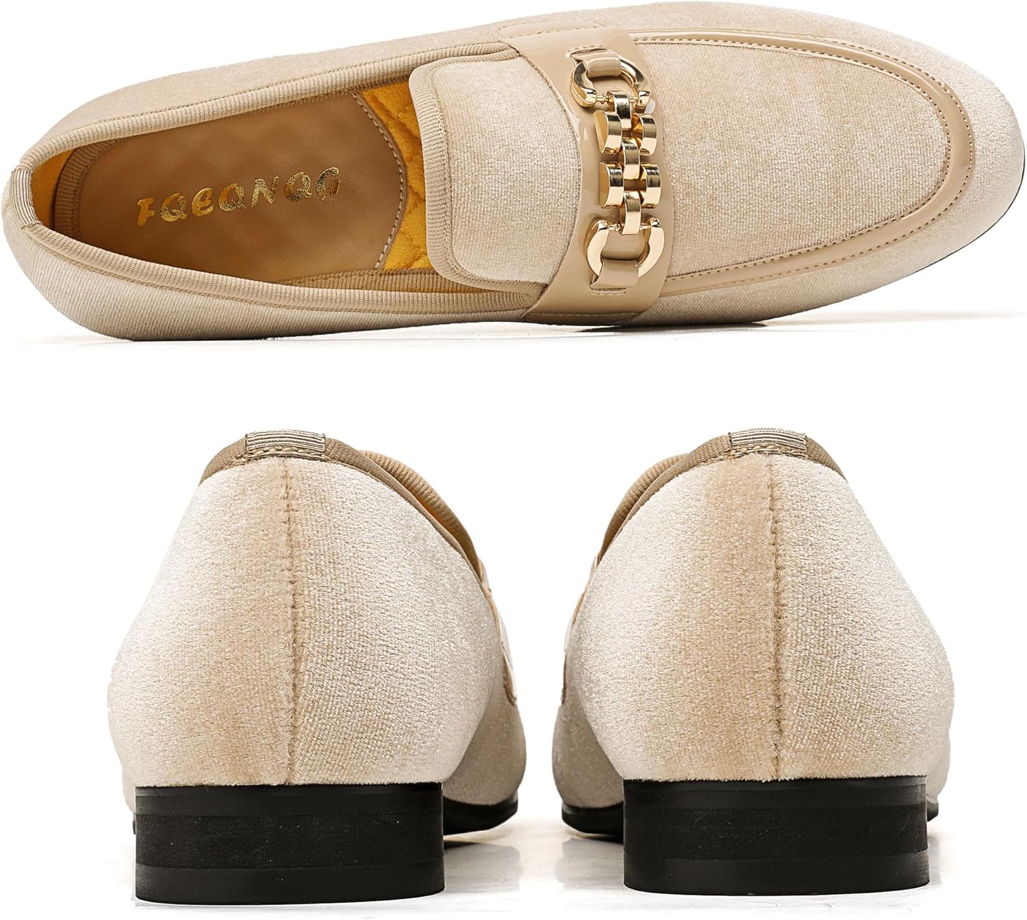 Men's Fashion Formal Velvet Loafers and Wedding Dress Shoes for Men, Penny Slip-On Smoking Luxury Men Casual Shoes - Image 4