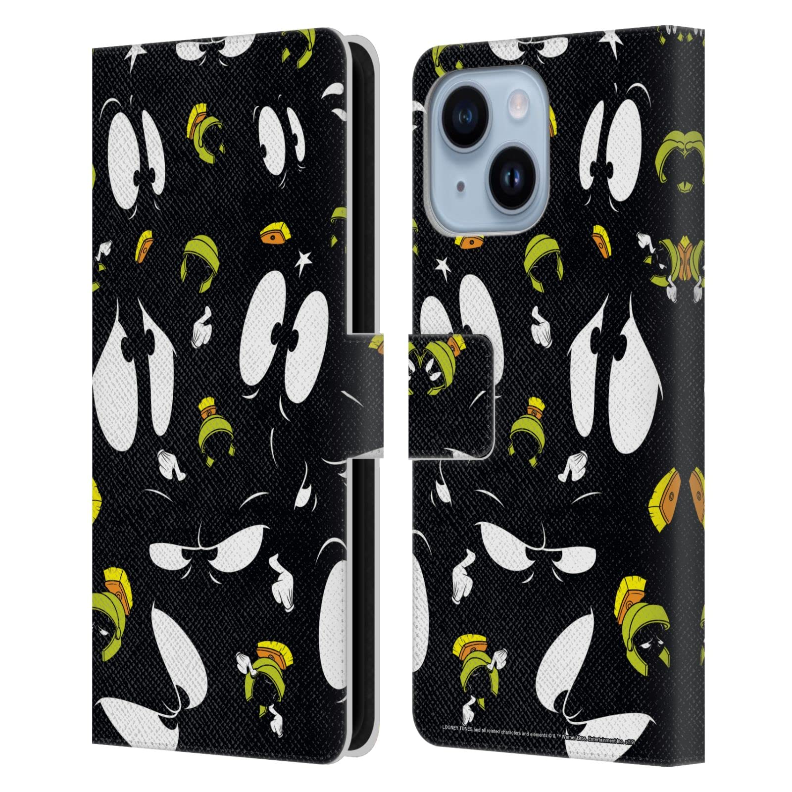 Protection iPhone 14 Plus cuir Marvin le Martien antichoc