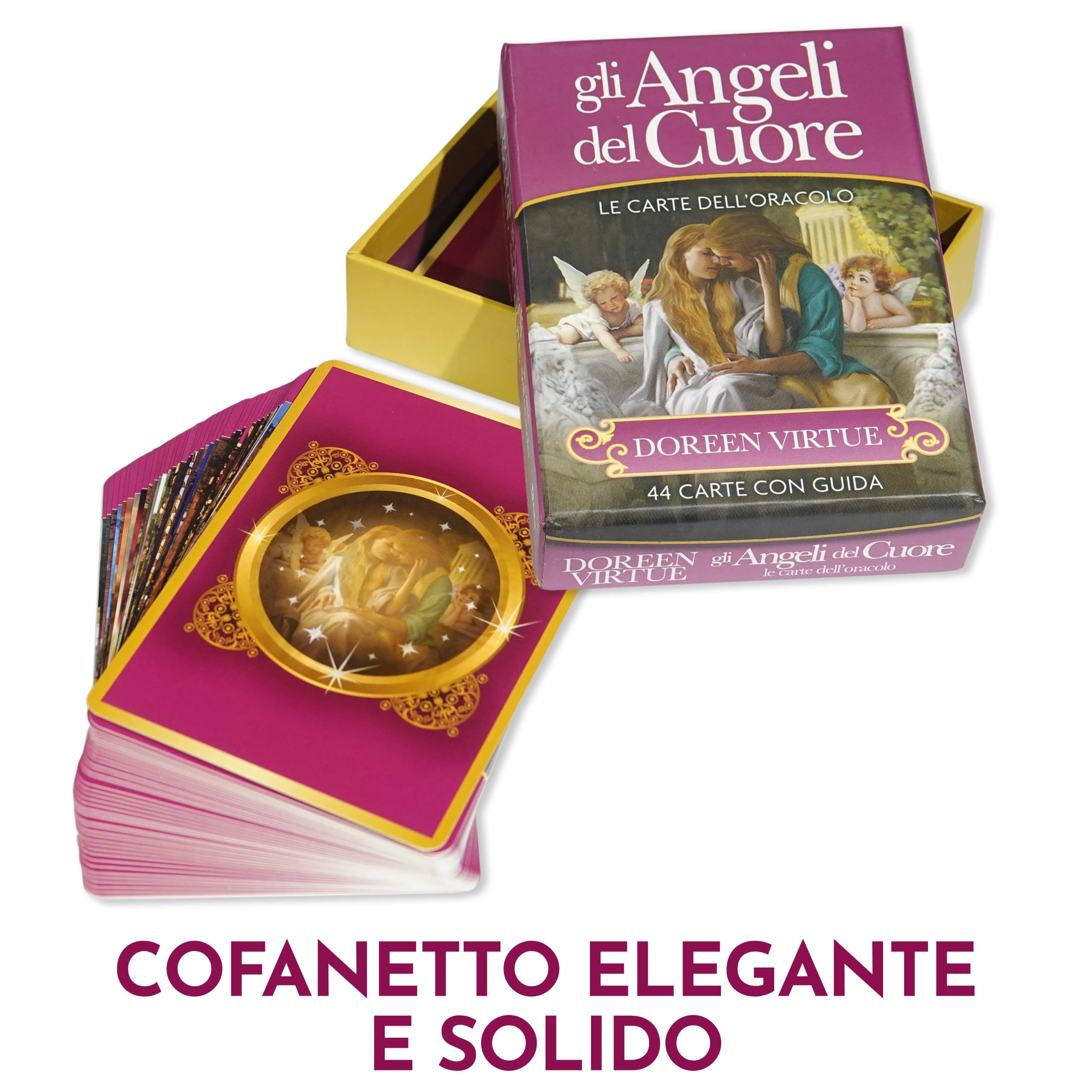 Gli Angeli del Cuore. Le Carte dell'Oracolo 44 Carte con Guida