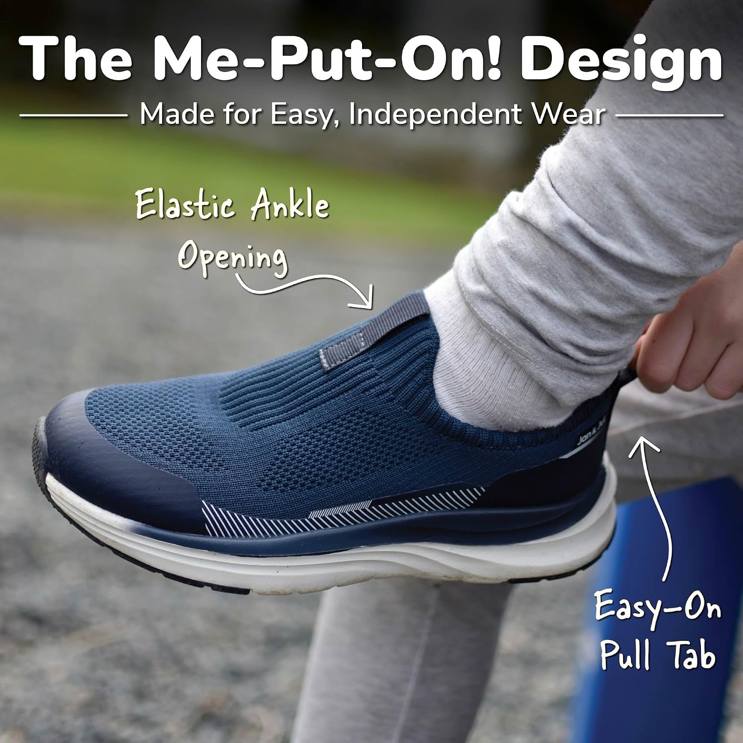 JAN & JUL Easy-On Urban Knit Shoes, Lightweight and Breathable Sneakers
