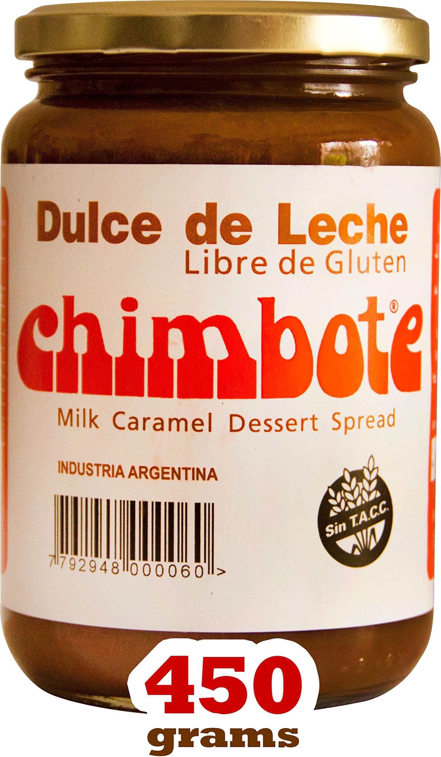Dulce de Leche Milk Caramel Spread 15.87 oz (450 g) – Premium Artisanal, Traditional Recipe, Gluten Free, Product of Argentina