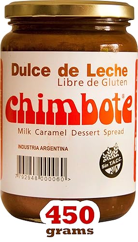 Chimbote Leche Sin Caramelo Gluten De Argentina 1587 oz - 1587 oz Chimbote Dulce de leche Libre de Gluten el Mejor de Argentina