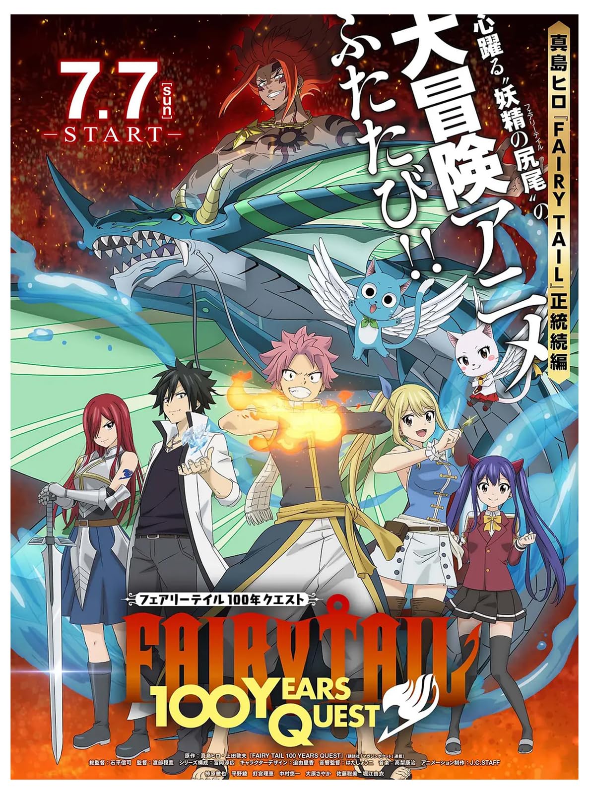 FAIRYTAIL フェアリーテイル　ポスター　グッズ　まとめ　セット　アニメ FAIRY TAIL」くじの告知バナー。 - 「FAIRY TAIL」正装したナツ