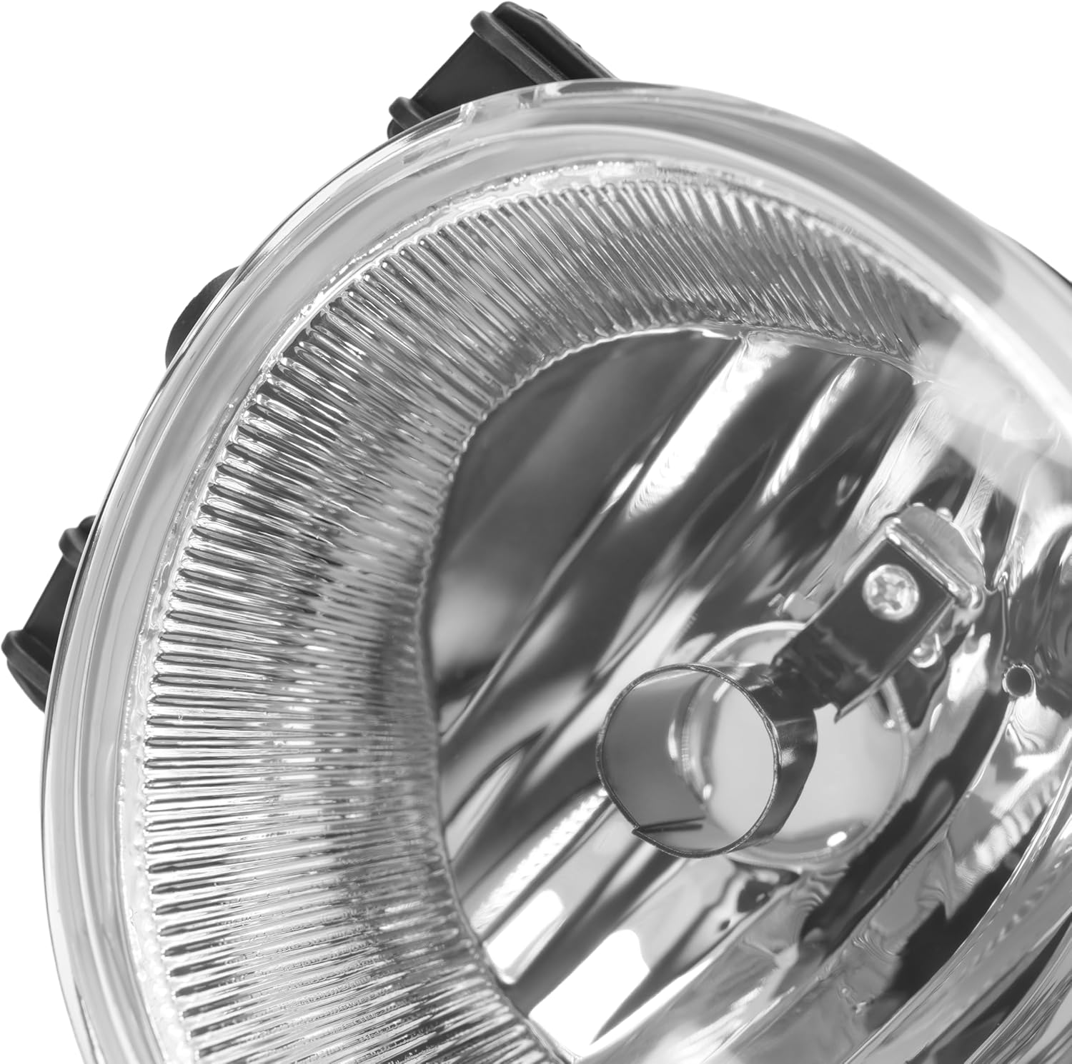 HECASA Pair Fog Lights w/Bezel Compatible with 2009-2011 Honda Pilot Replacement for HO2595100 HO2594100 HO1038101 HO1039101 Front Fog Lamp Cover Trim LH & RH