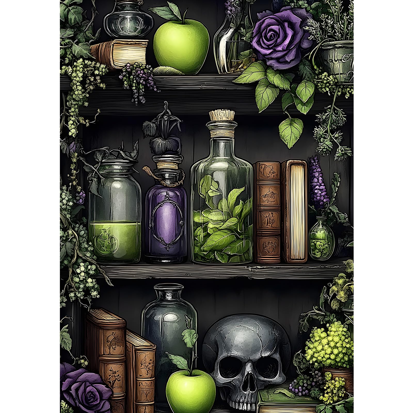 Peinture diamant Halloween pour sublimer votre décoration de table d'automne