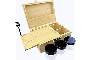 Stash Vault for Marijuana: Discreet and Durable Bamboo Box