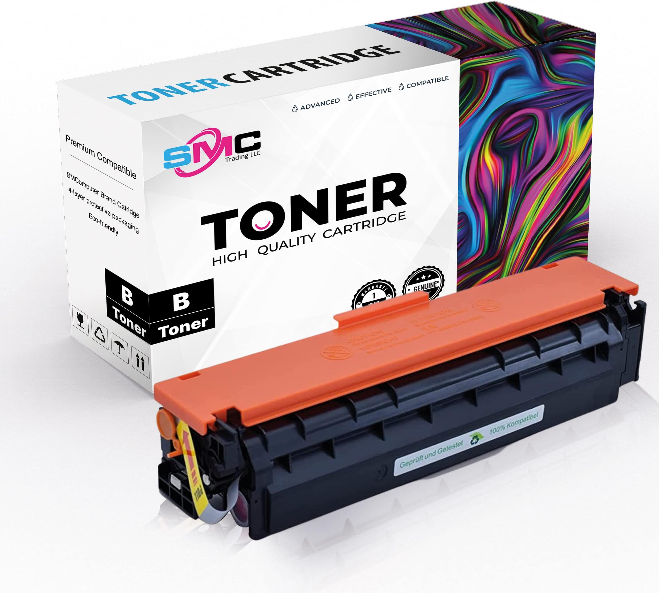 SMC Replacement toner cartridge CF540A CF203A black toner using with HP LaserJet Pro M254nw M254dw M254n MFP M281fdw M280nw M281fdn