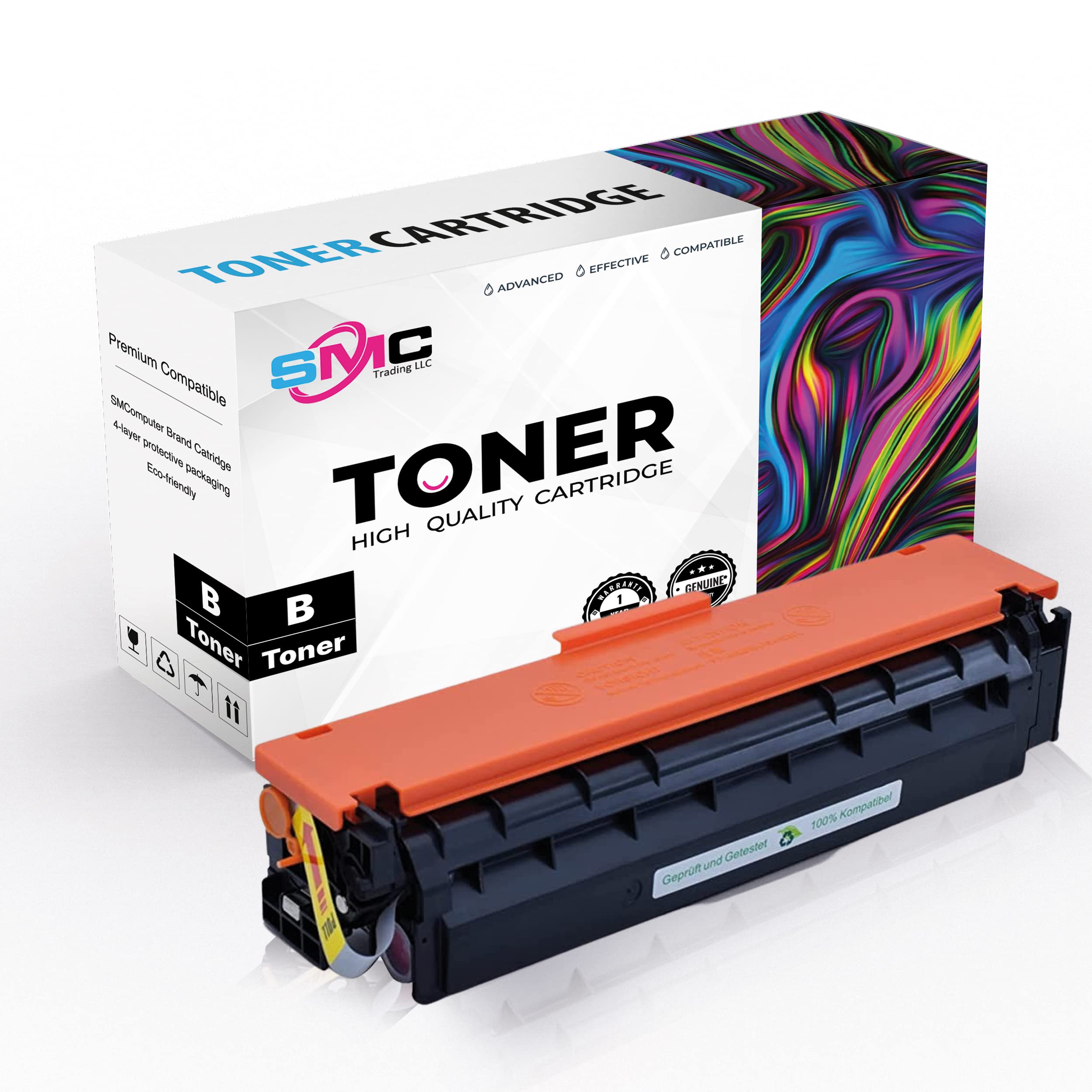 SMC Replacement toner cartridge CF530A W2030A black toner using with HP Color LaserJet Enterprise M480f M450 Series M454dn M454dw M454fw M454nw M454 and M479dn M479dw M479fdn M479fdw M479fnw M479
