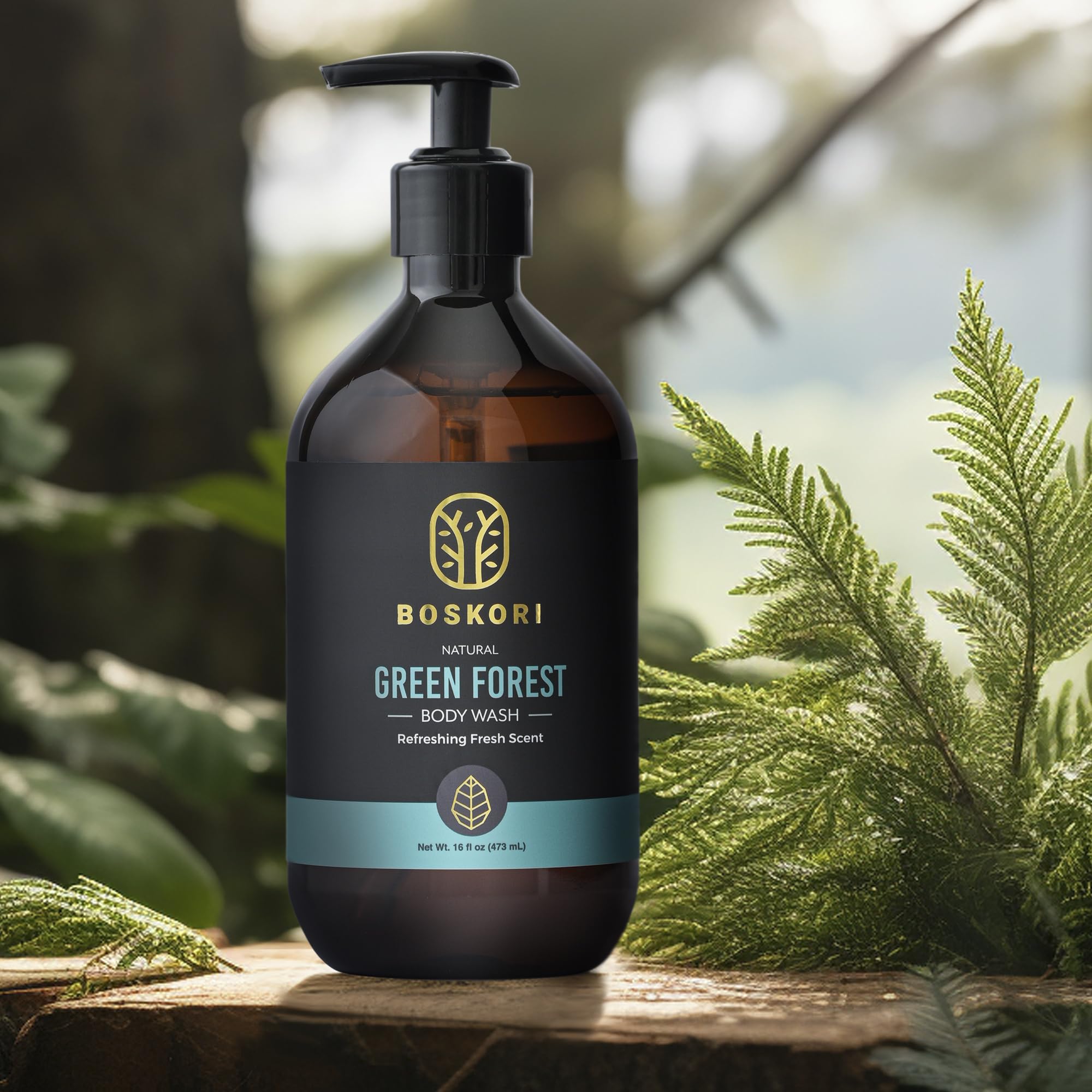 Cedar Essence Body Wash for Men – Gentle Daily Cleanser with Natural Cedarwood & Herbal Extracts, Plant-Derived Hydration, No Harsh Chemicals, Refreshing Wood Aroma – Made in Taiwan, 16 fl oz