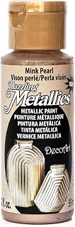 DecoArt Dazzling Metallics 2-Ounce Mink Pearl Acrylic Paint
