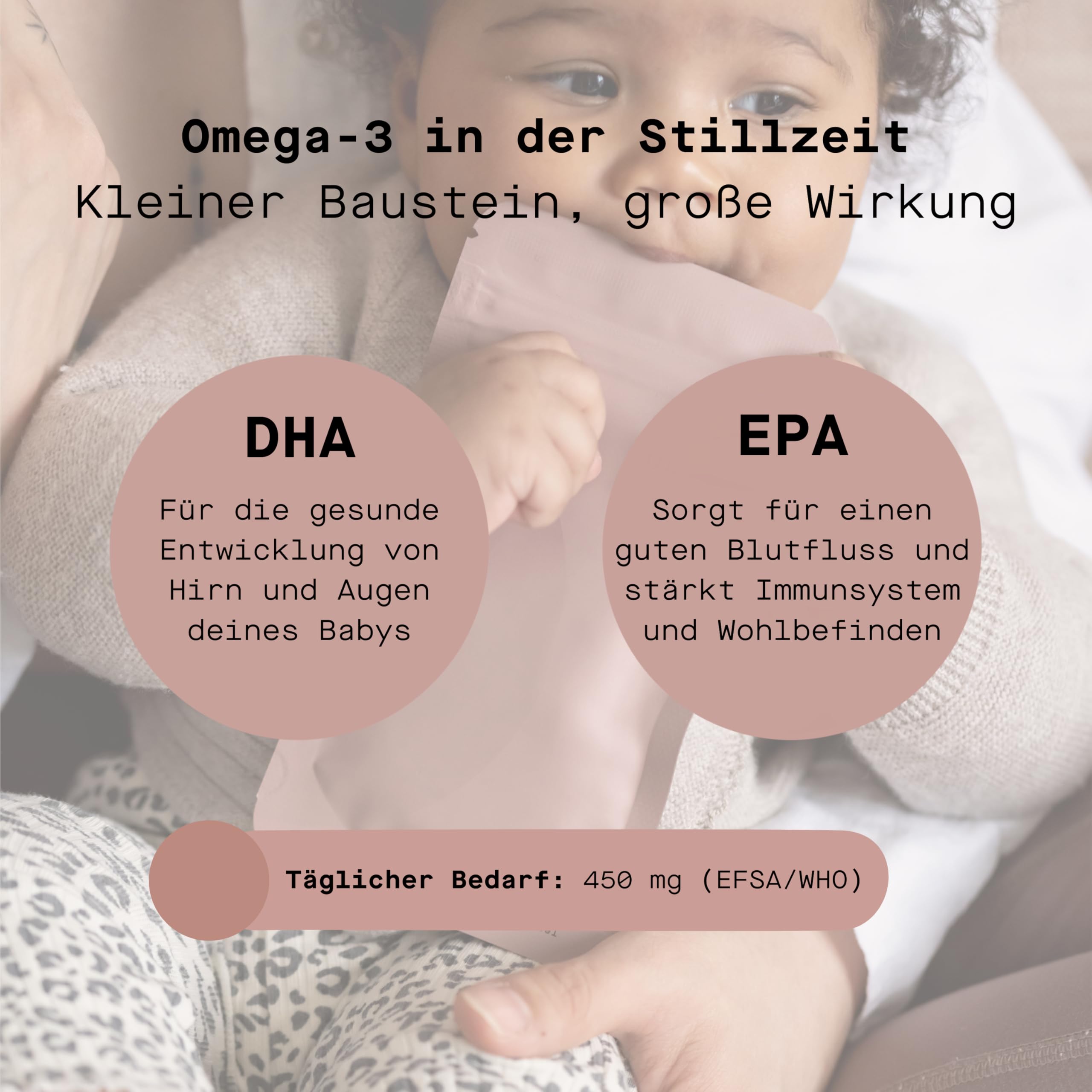 LUNARY Postnatal Set | Mit Folsäure & Omega 3 | Vitamine Stillzeit | Vitamine Stillzeit mit Omega- 3 aus Algenöl, bioaktiver Folsäure & Vitamin D | Umfassende Versorgung nach der Geburt
