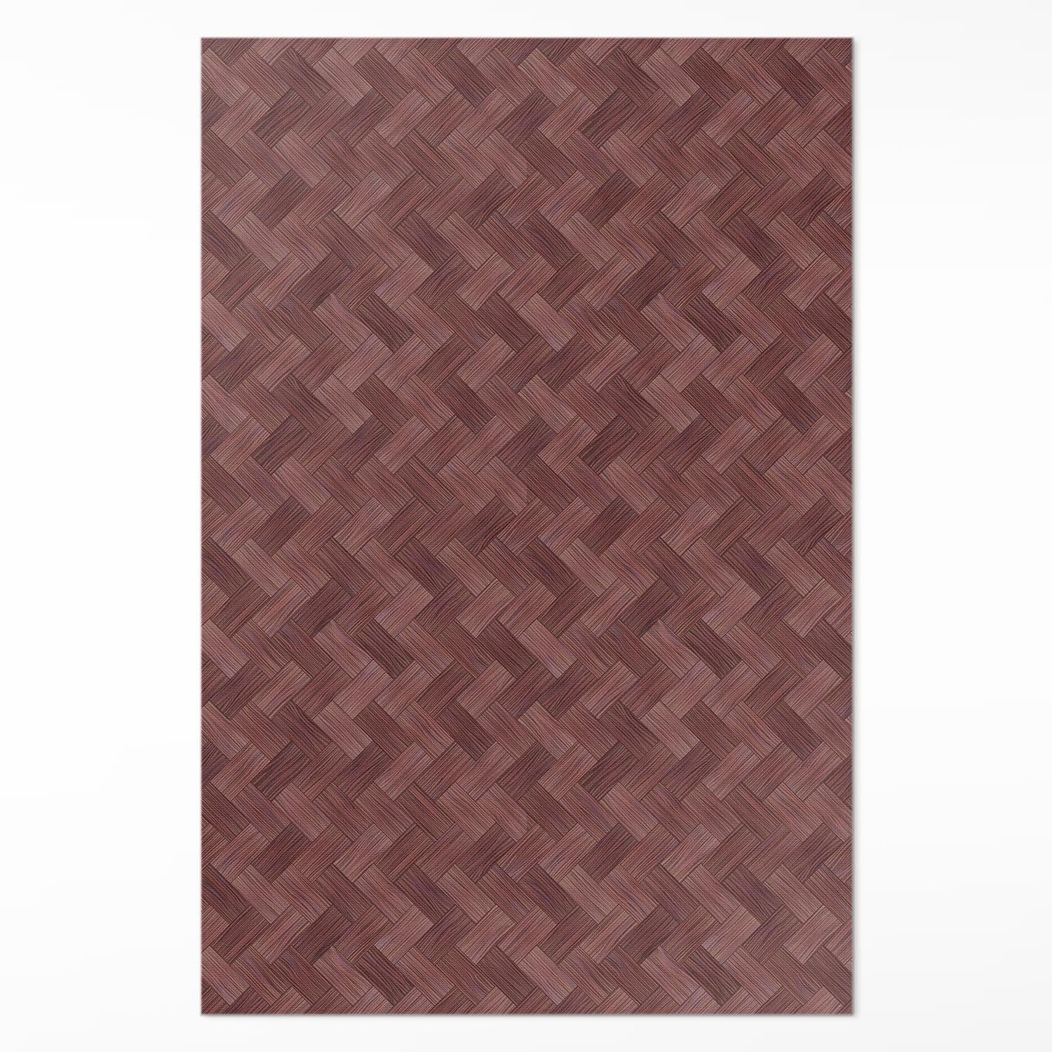 Tapis en vinyle Floorart design parquet tissé haut de gamme maison deco