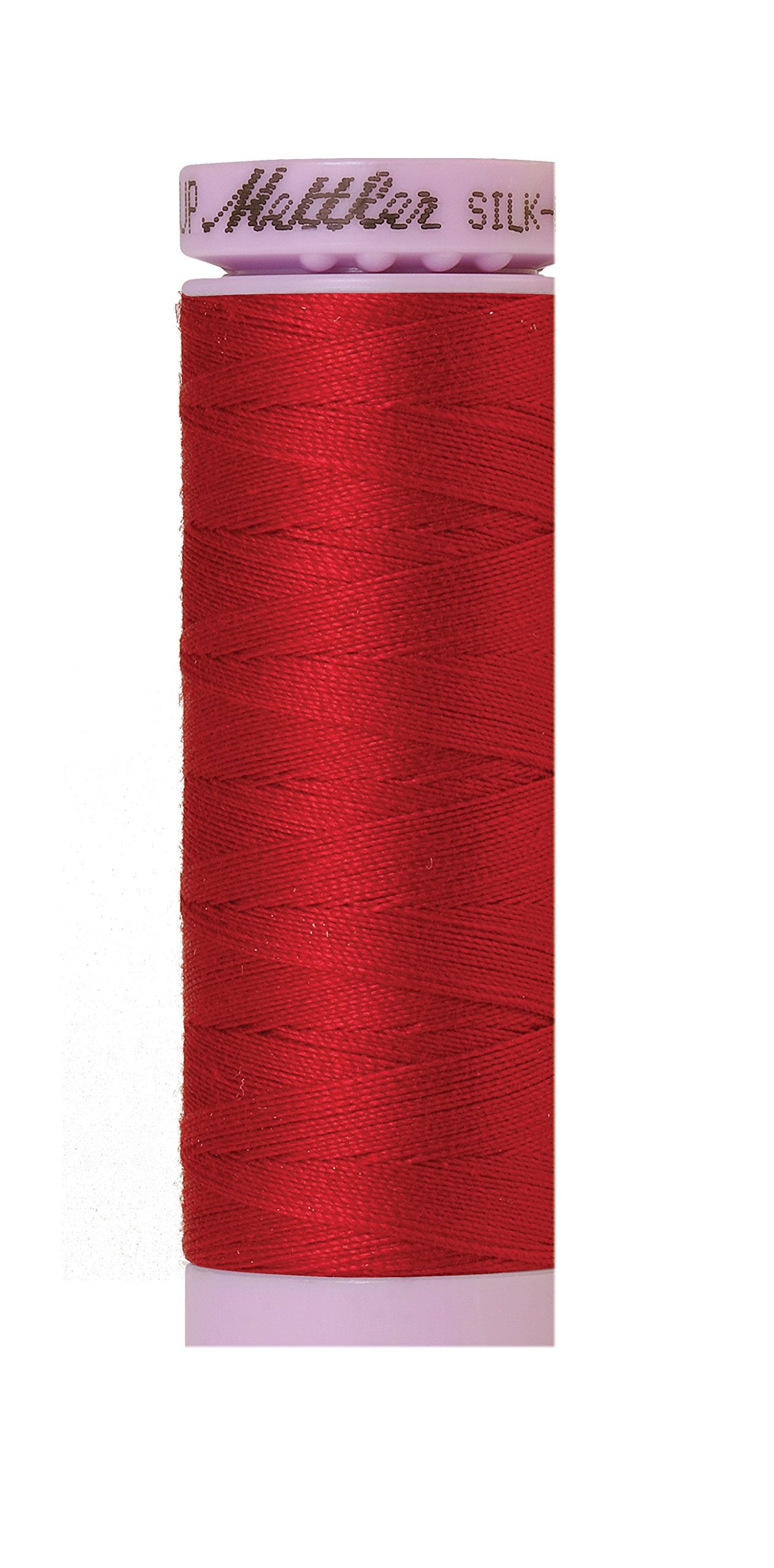 Mettler Silk-Finish 50 Weight Solid Cotton Thread, 164 yd/150m, Country Red