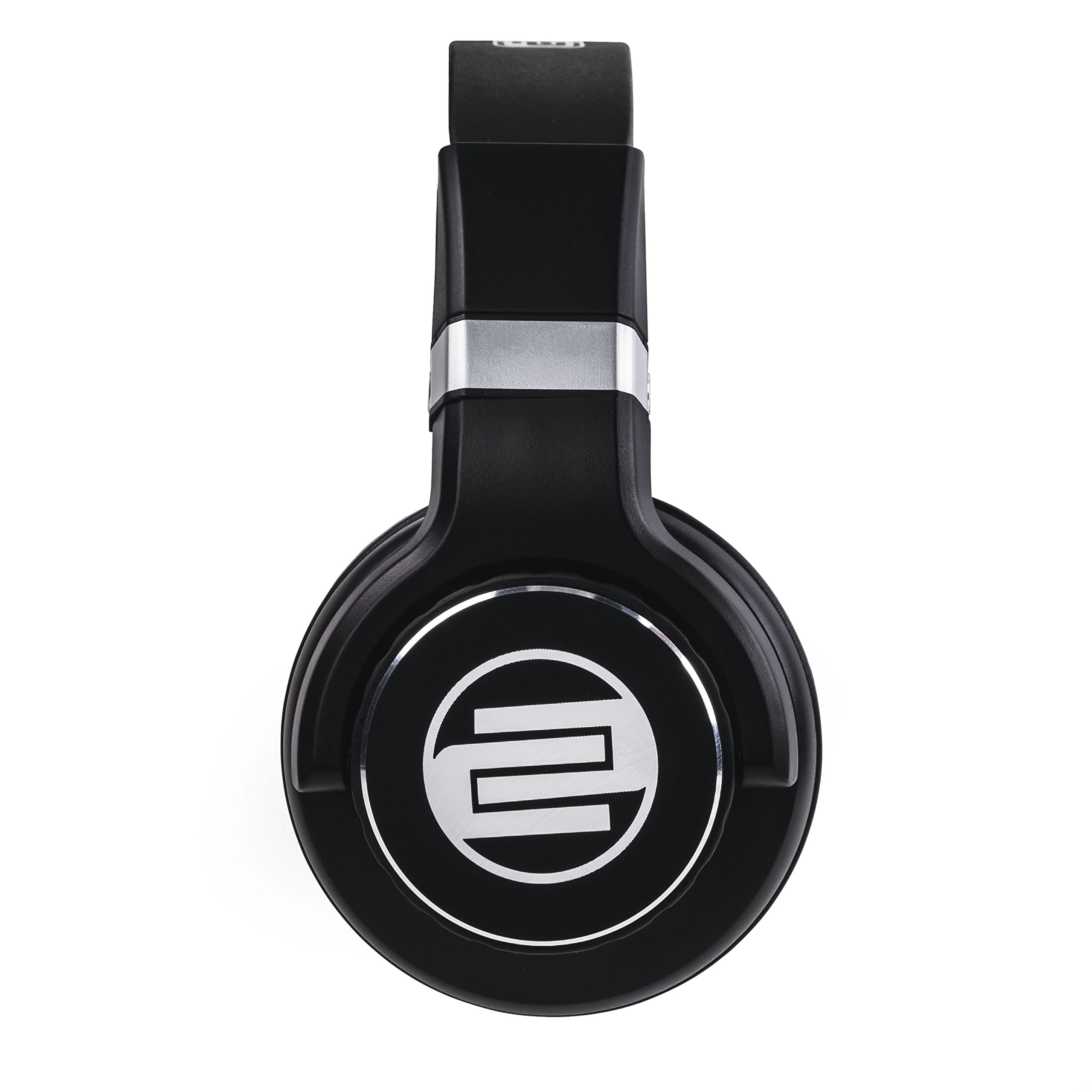 Reloop RHP-15 - geschlossene DJ-Kopfhörer, optimierte Klangwiedergabe, drehbare Ohrmuscheln, alle Anschlüsse vergoldet, inkl. 6,3-mm-Adapter, schwarz