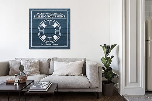Miniatura 4 de Jaxson Rea "Vintage Sailing Knots X Gallery Wrapped Canvas by Mary Urban, 36" x 36"