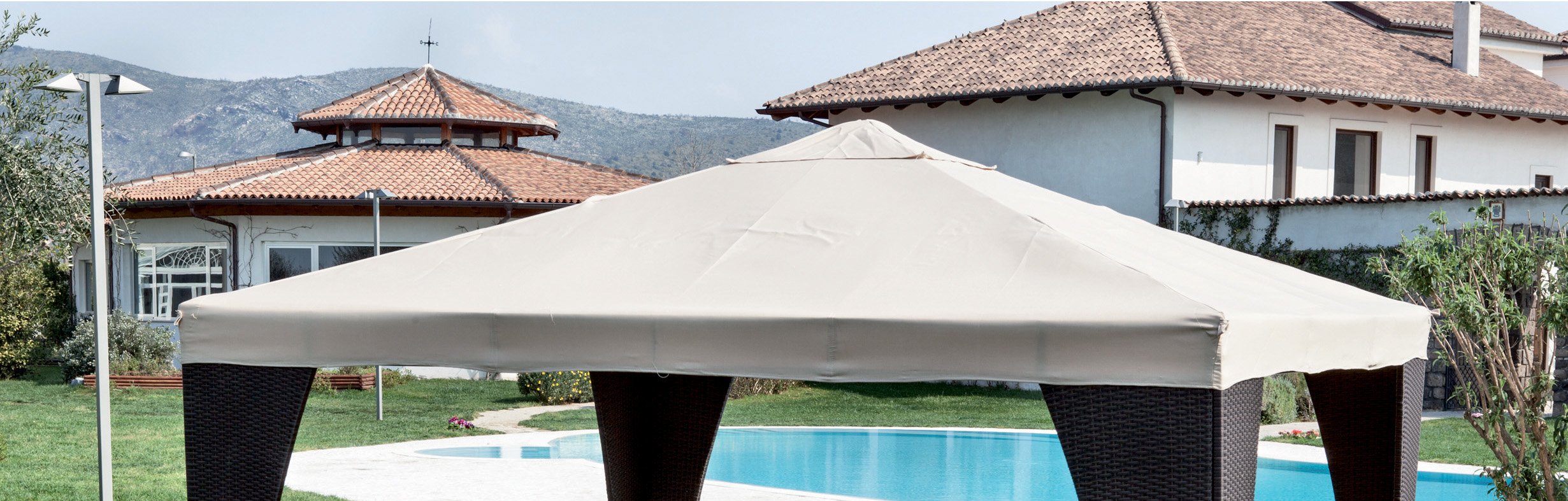 36983 Telo di Ricambio per Gazebo Universale, Bianco