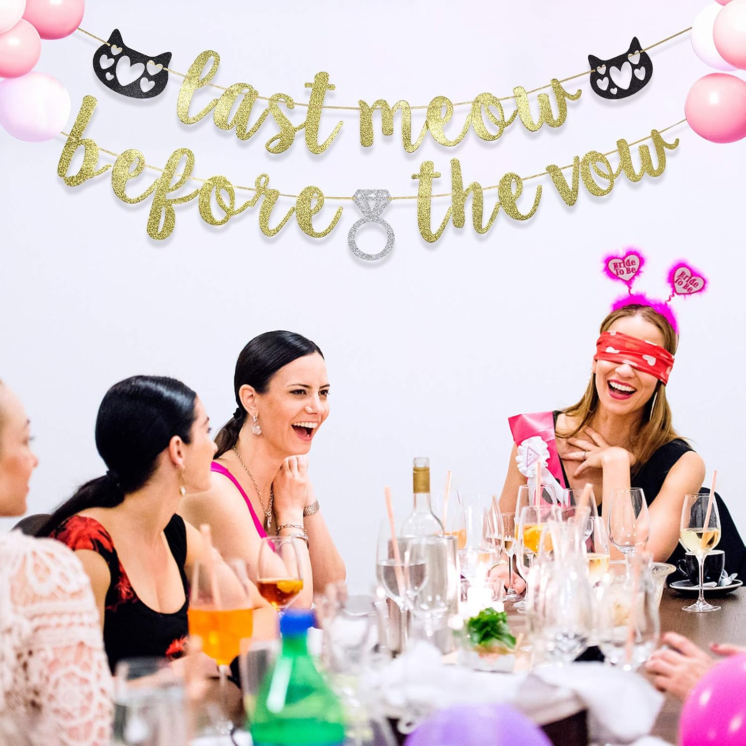 Last Meow Before the Vow Banner, Cat Lover Banner, Cat Themed Bachelorette Banner, Cat Hen Party Banner, Bridal Shower, Bachelorette,Engagement Party Decor