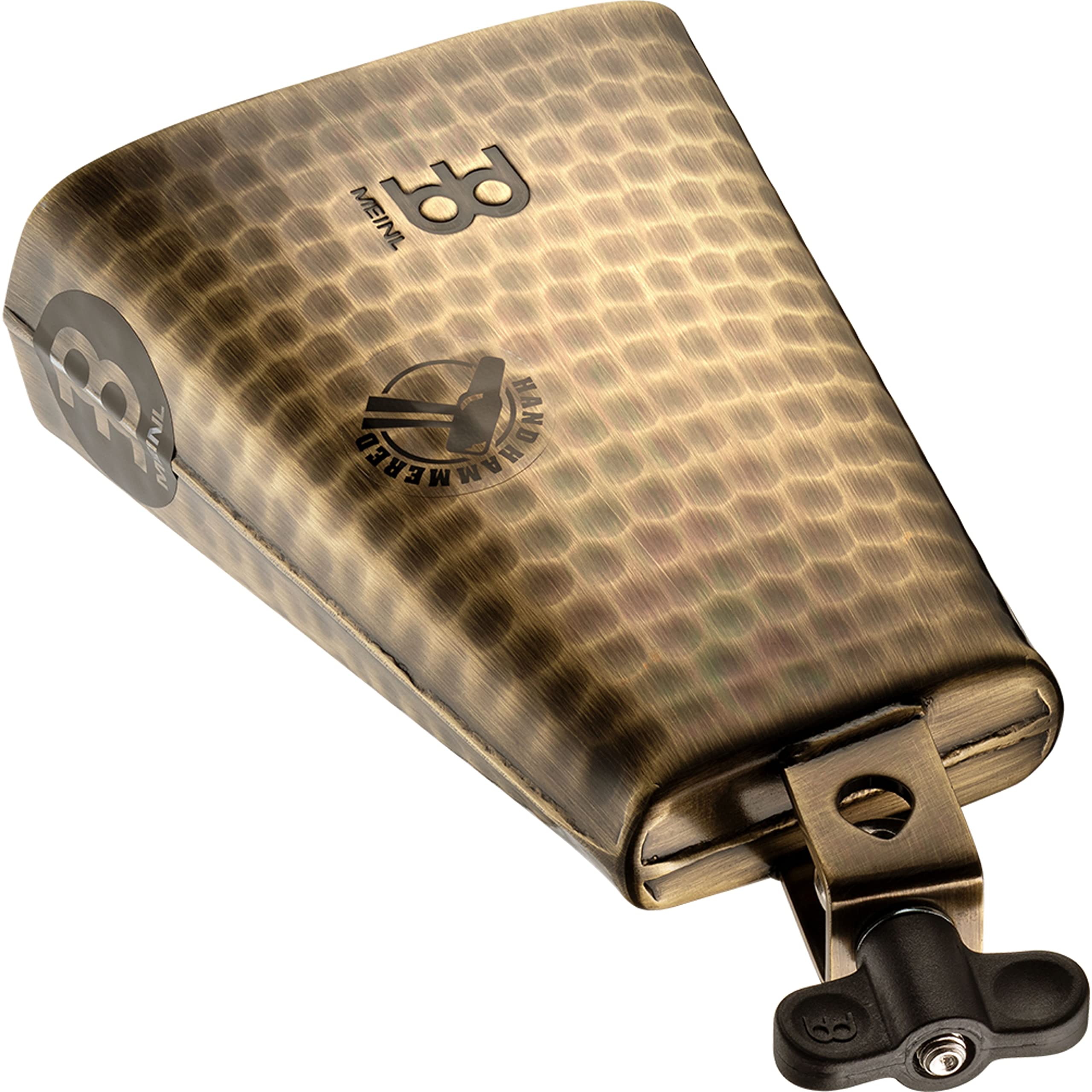 Meinl Percussion Hammered Timbales Cowbell - Mittelgroßes Aufschlagidiophon - Länge 6,25 Zoll - Montierbar - Handgehämmert - Messing, Gold (STB625HH-G)
