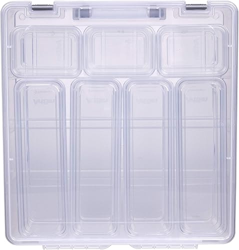 Miniatura 20 de AB Designs 6967ABD Super Satchel con 9 contenedores mezclados en el interior, contenedor apilable para organización de almacenamiento en el hogar,