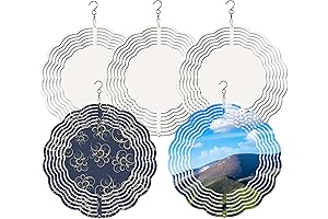 5PCS Sublimation wind spinners for sublimation