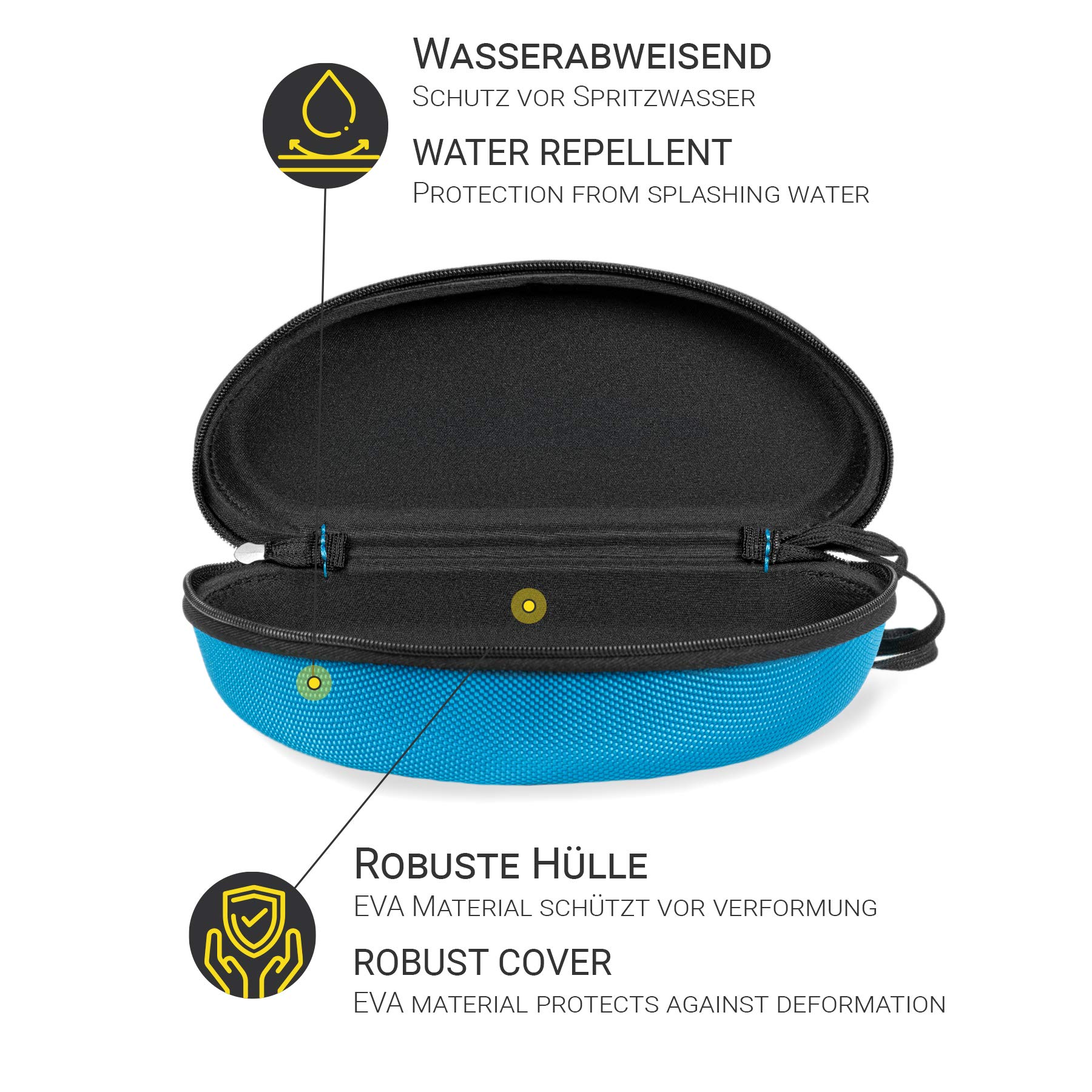 Schwimmbrillen Etui TACTICAL_GEEK EXT7 Brillenetui – Wasserdicht