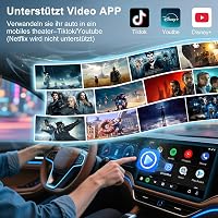 Adaptor wireless Android Auto Uniytriox pentru videoclipuri YouTube și TikTok, comutare rapidă, pentru telefoane cu Android 11 sau o versiune ulterioară 3