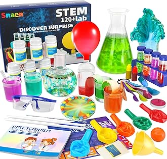 220+ Lab Experiments Science Kits for Kids, STEM Educational Learning Scientific Tools,Birthday Gifts and Toys for 3 4 5 6 7 8 9 10 11 12 Years Old Boys Girls Kids