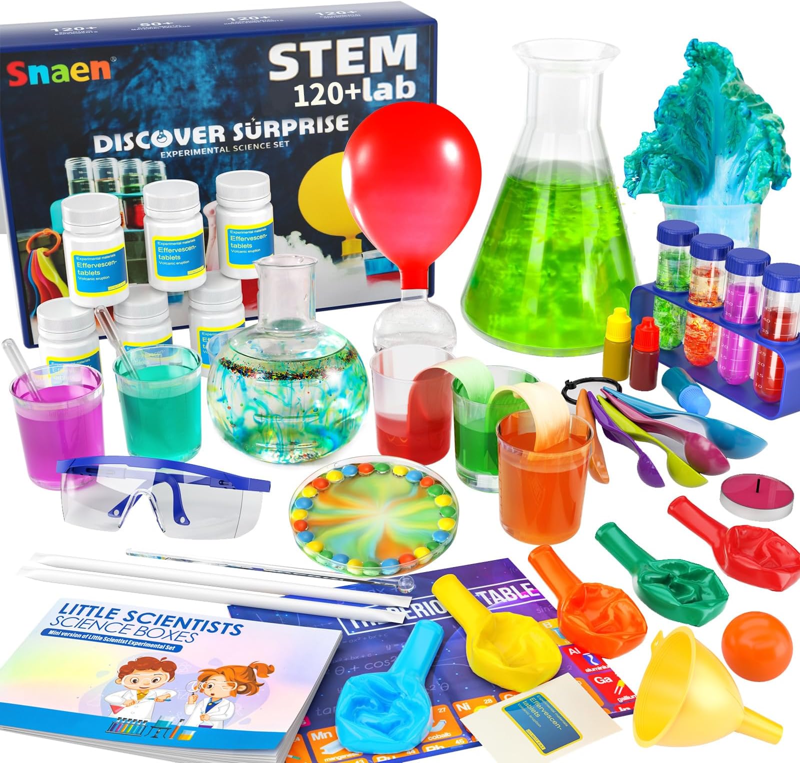 220+ Lab Experiments Science Kits for Kids, STEM Educational Learning Scientific Tools,Birthday Gifts and Toys for 3 4 5 6 7 8 9 10 11 12 Years Old Boys Girls Kids