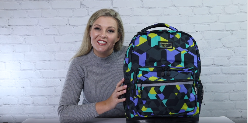 Amazon.com | J World New York Sunrise Rolling Backpack, Blue