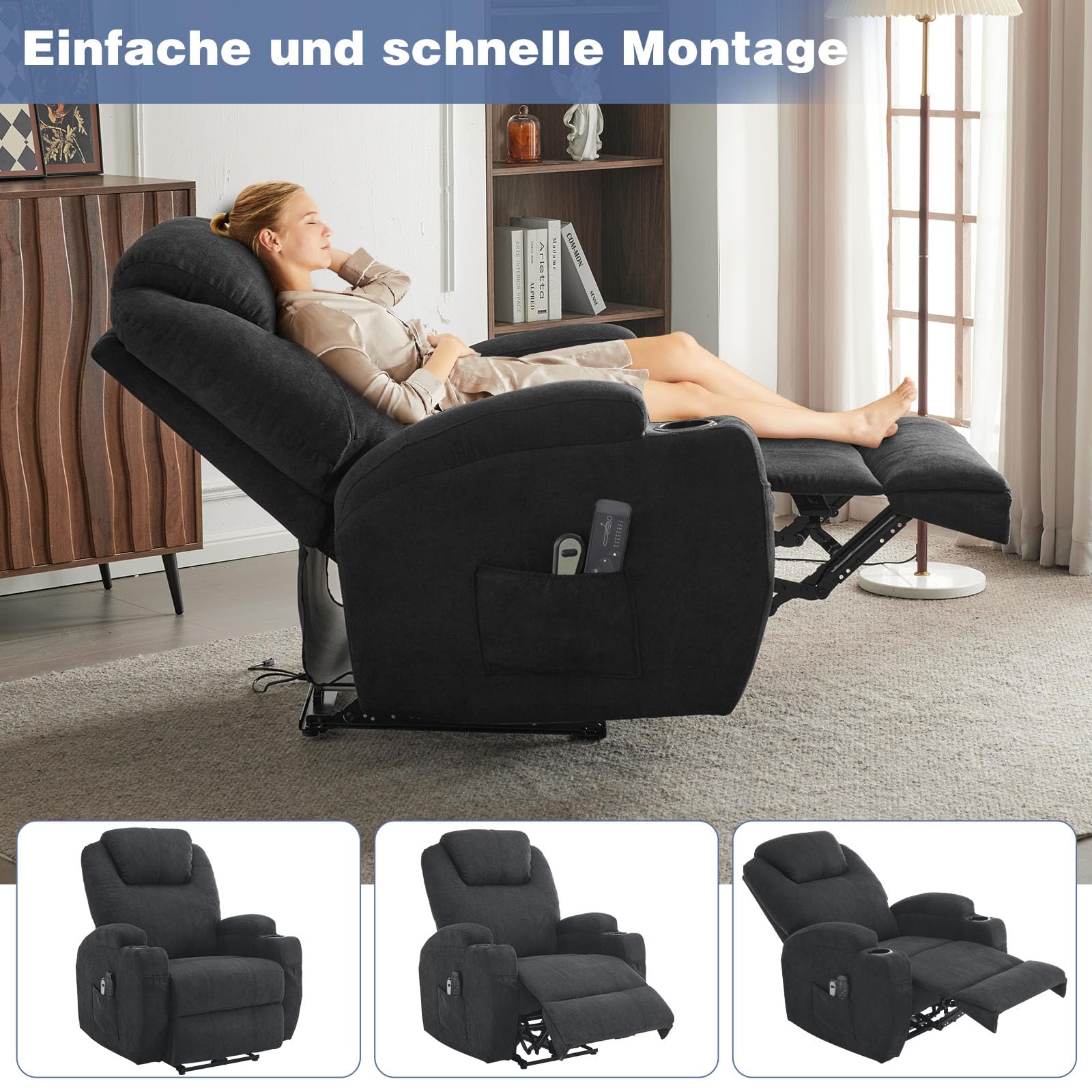 LEADZM Fernsehsessel Relaxsessel Ruhesessel