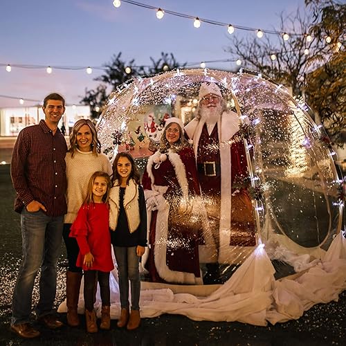 Miniatura 4 de Alvantor Tienda de campaña de burbujas emergente 15 x 15 pies tienda de campaña instantánea iglú - Casa de pantalla para 12 a 15 personas para