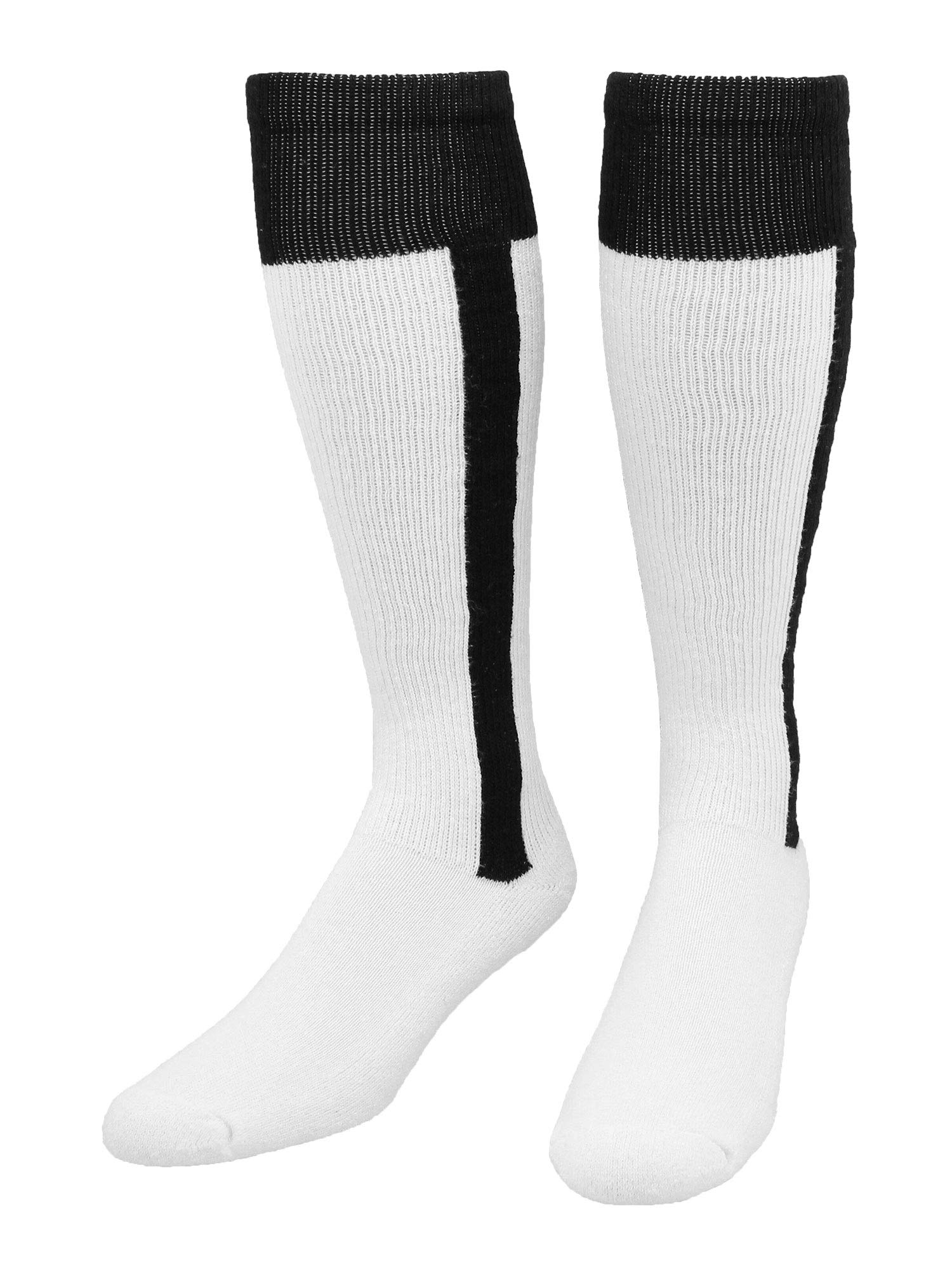 TCK 2-in-1 Baseball Stirrup Socks | Classic Knit-In Design with Ergonomic Cushioning | Made in USA Since 1961