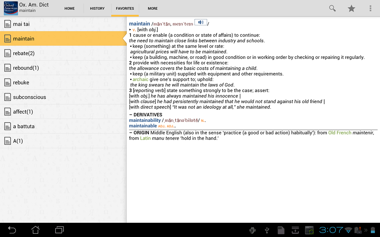 New Oxford American Dictionary with AudioAmazon.deAppstore for Android