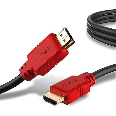 Honeywell HDMI Cable v1.4 with Ethernet, 3D/4Kx2K UHD Resolution, 3Mtr, 10.2 GBPS Transmission Speed, Compatible with all HDMI devices laptop Desktop TV set-top box gaming console