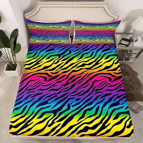 Miniatura 262 de Castle Fairy Juego de sábanas con temática de Halloween, tamaño Queen, juego de ropa de cama con estampado de animales de murciélagos negros