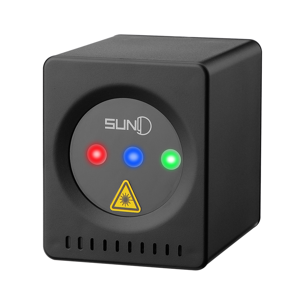 Image of SUNY Mini Portable Cordless Laser Lights Rechargeable RGB Stars Patterns GOBO Projector Sound Activated Music DJ Party Lights for Outdoor Travel Camping Disco Live Show Home Dance