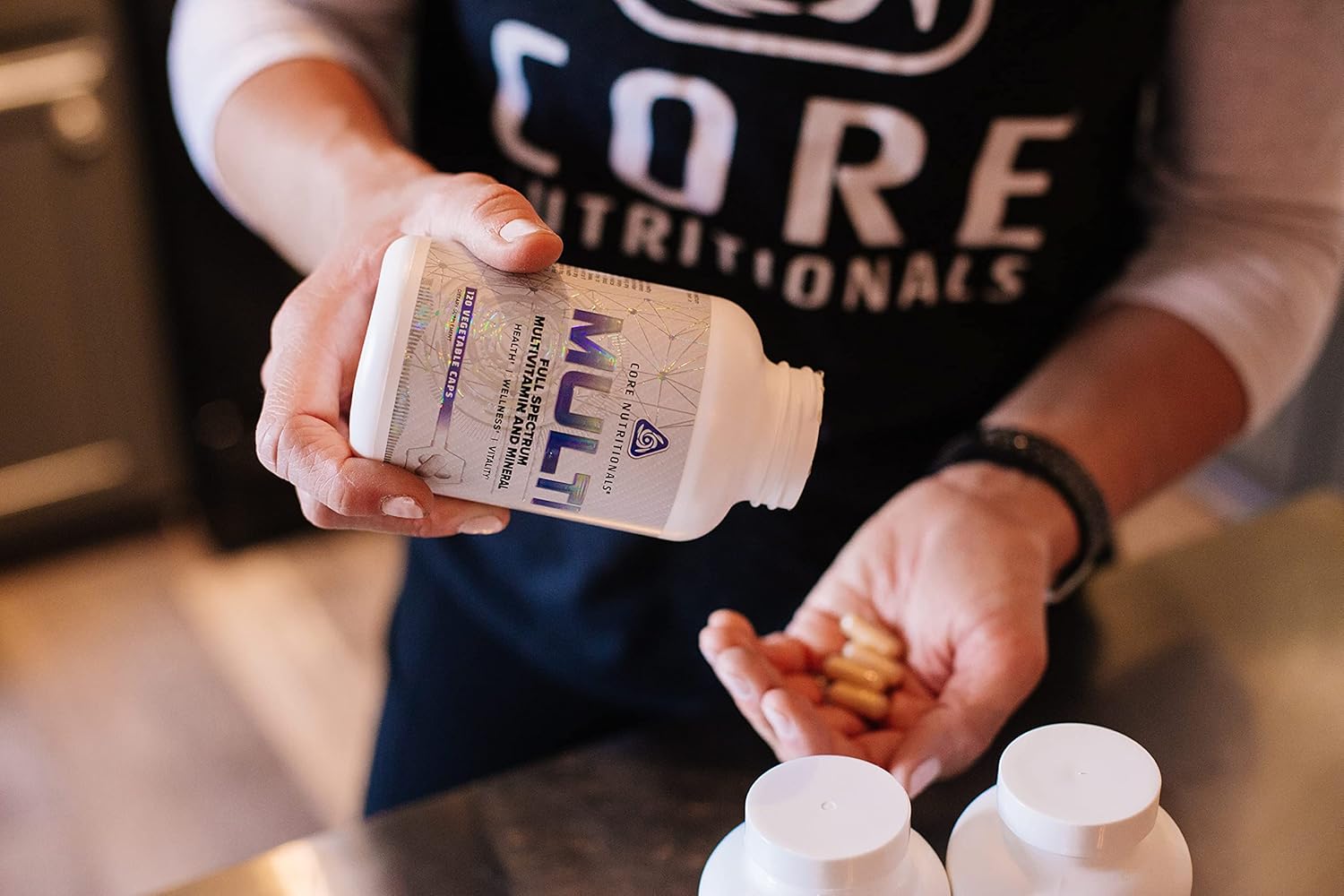 Core Nutritionals Multi Full Spectrum Multivitamin | Full Daily Serving of Key Vitamins & Minerals | Spectra Antioxidant Blend | 120 Vegetable Capsules