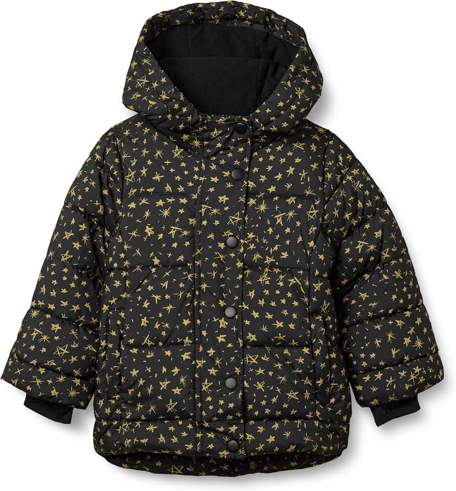 Amazon Essentials Fille Doudoune Épaisse à Capuche, Déperlante OEKO-TEX STANDARD 100