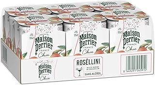 MAISON PERRIER CHIC Boisson Gazeuse Sans Alcool Roséllini - 6 packs de 4x25cl