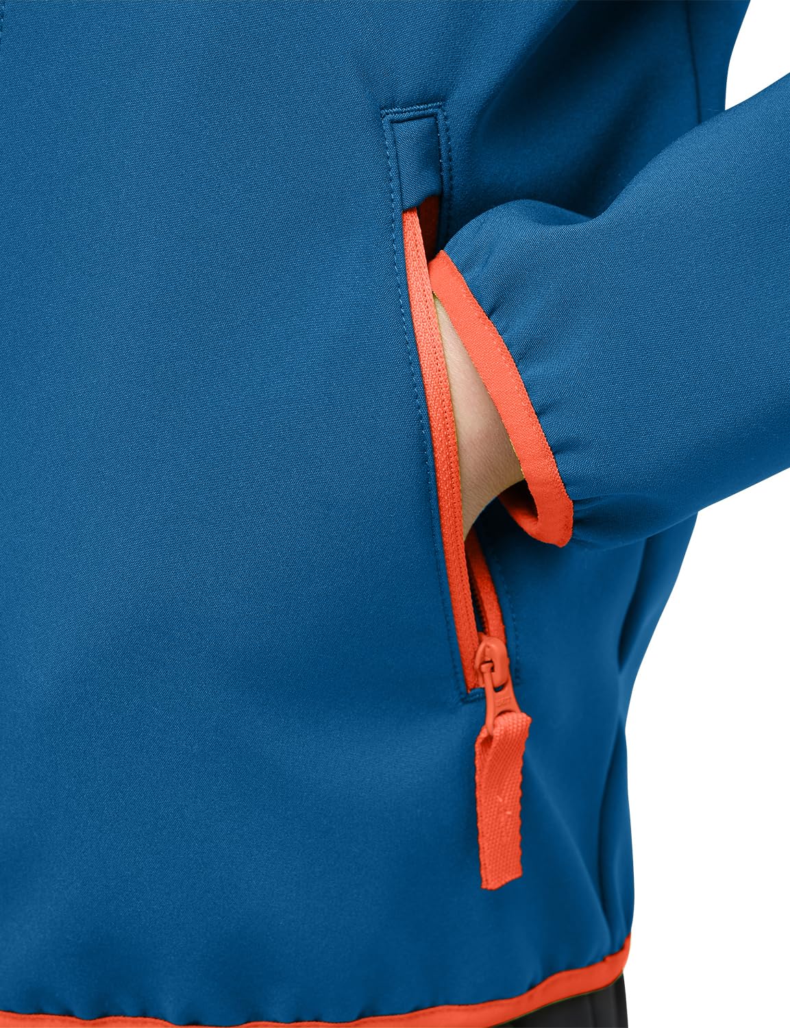 Jack Wolfskin Unisex Kinder Fourwinds Jacket Kids, Crisp Cobalt, 104