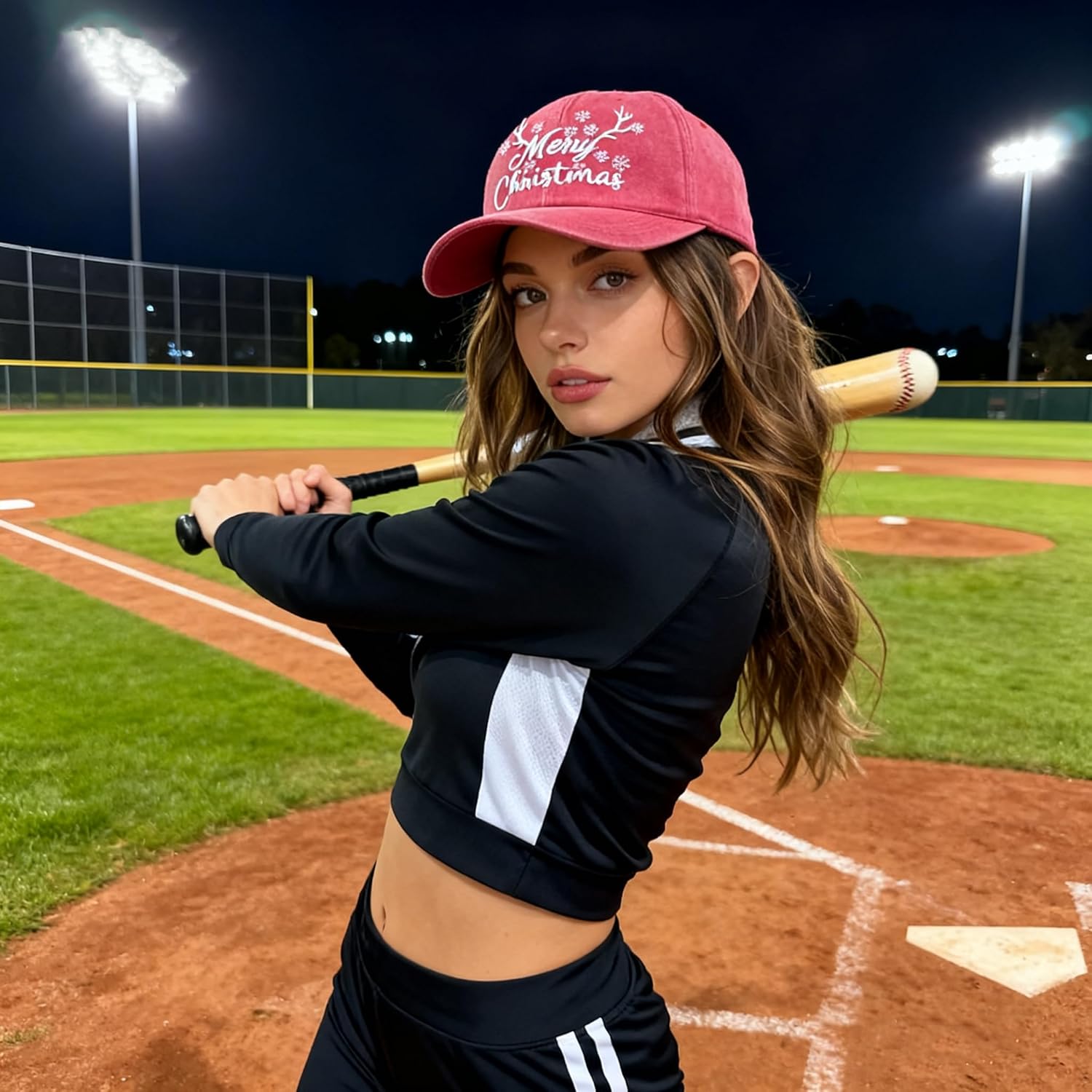 Merry Christmas Hats for Men Women - Embroidered Baseball Cap Adjustable Hat, Low Profile Dad Hats, Unisex Cotton Cap - Image 7