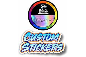 VulgrCo Holographic Custom Die Cut Stickers