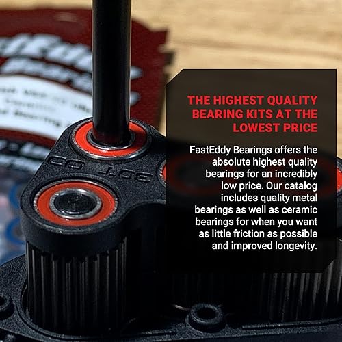 Miniatura 8 de FastEddy Bearings Compatible con el kit de rodamientos sellados Tamiya `73 Ford Bronco (CR-01)