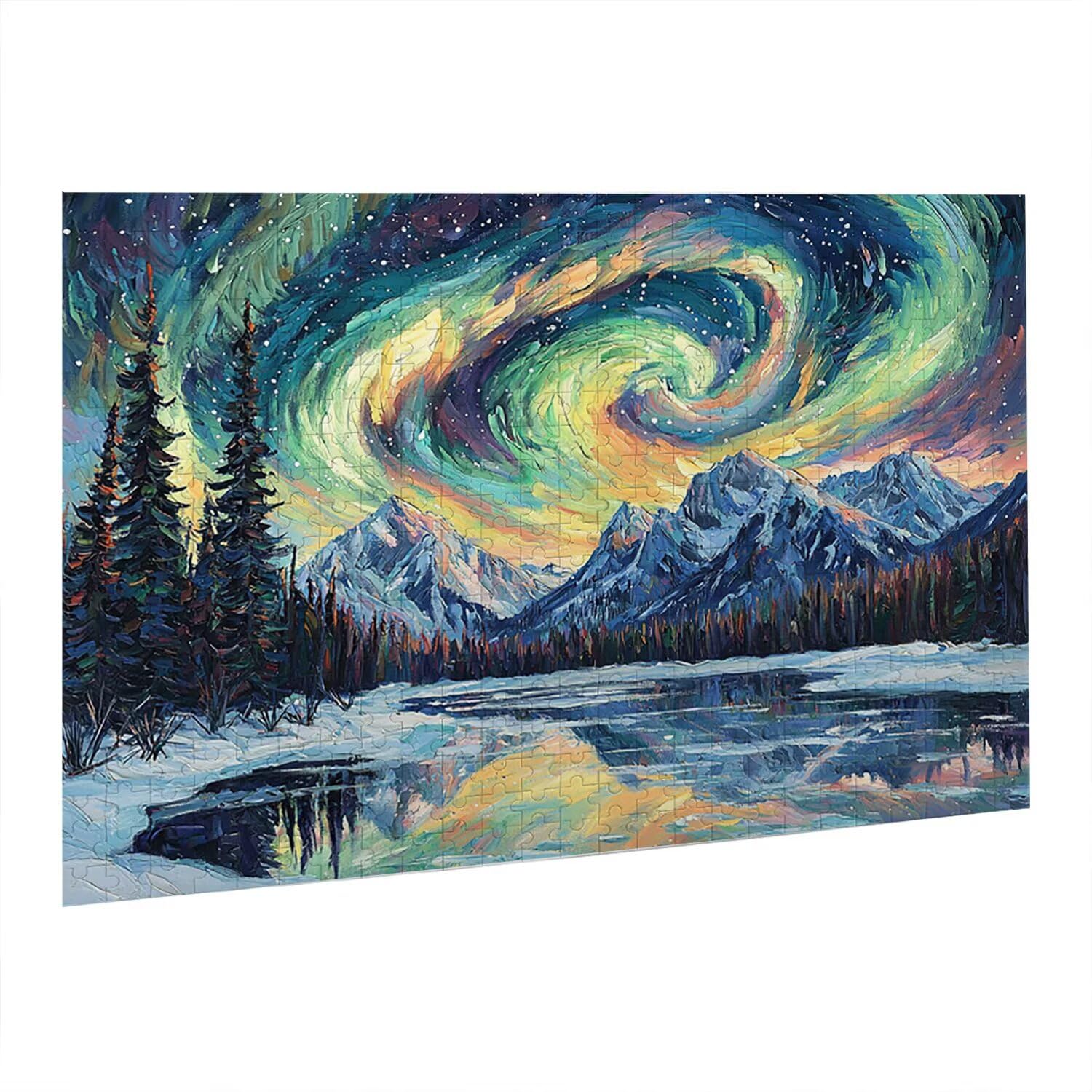 Układanka Jigsaw, 3000 sztuk klasycznych układanek, Aurora Puzzle Rozluźnienie inteligencji, trudne trudne puzzle dla dorosłych Wymagające puzzle gra rodzinna, prezent dla miłości, przyjaciela Widok