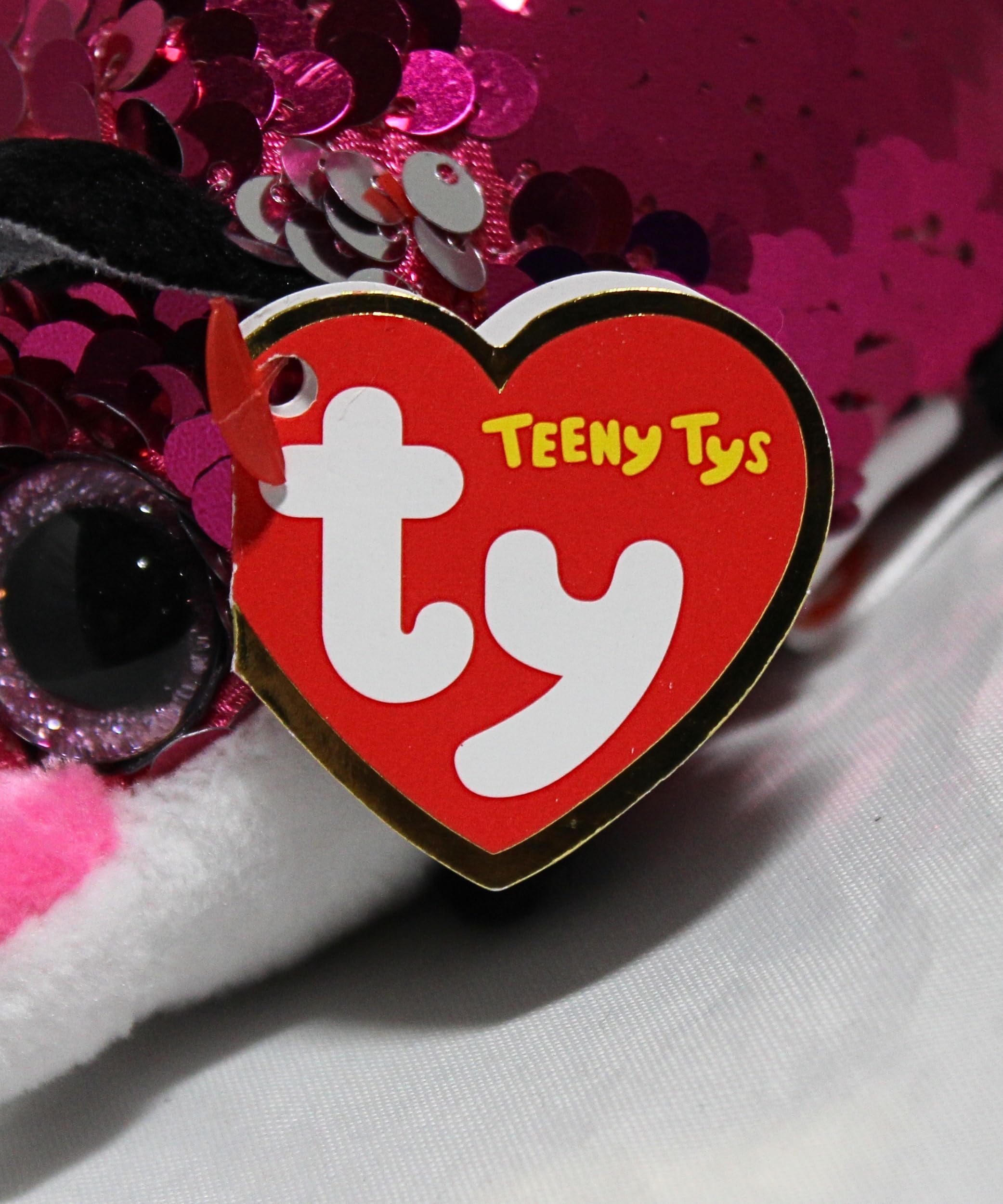 Ty Inc 42402 Teeny Tys 4in SQ - Jewel - Sequin Fox, Pink : Amazon